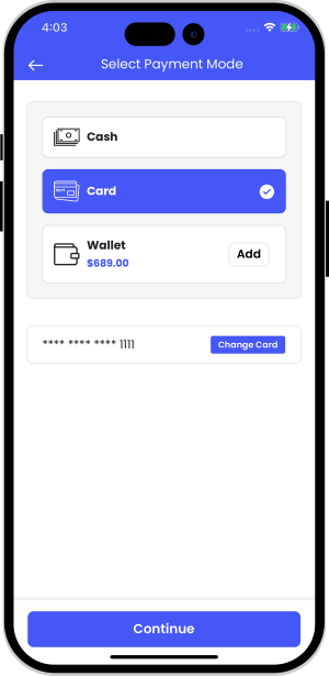 choose service categories