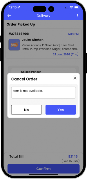 Order Cancellation