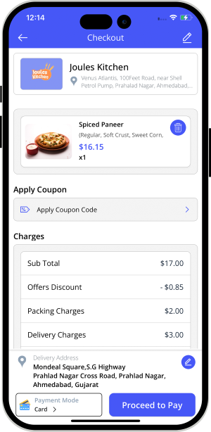user confirm order to check out
