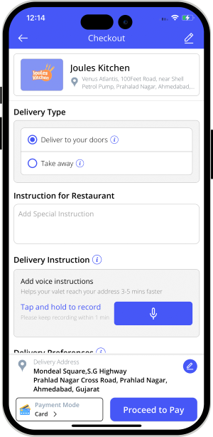 user confirm order to check out