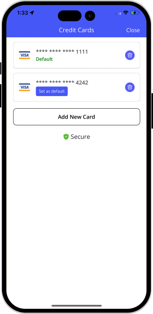 choose service categories