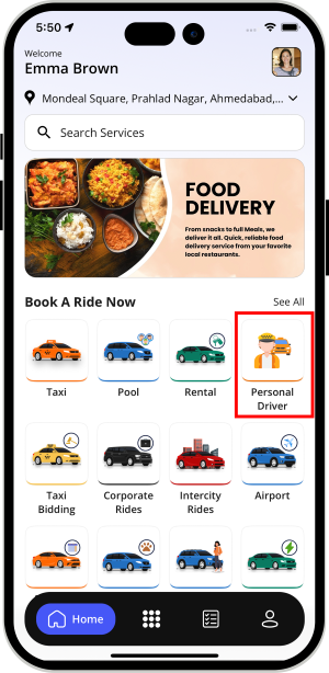 choose service categories