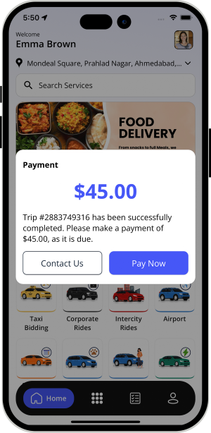 Select booking location