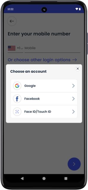 Select booking location