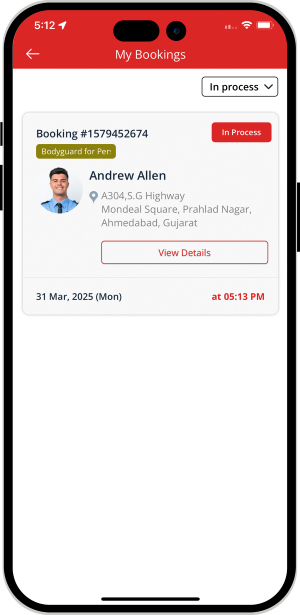 Select booking location