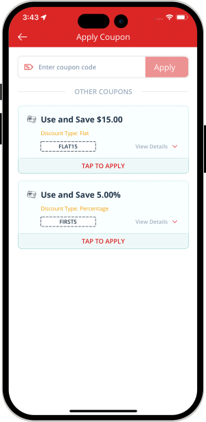 choose service categories