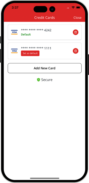 choose service categories