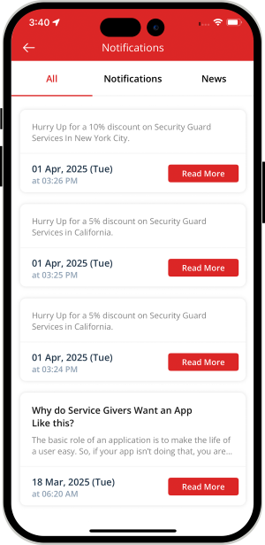 choose service categories