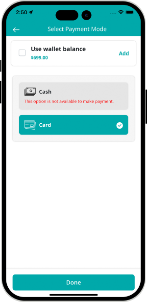 choose service categories