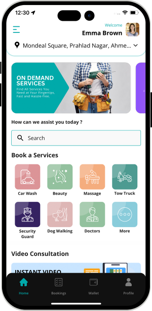 choose service categories