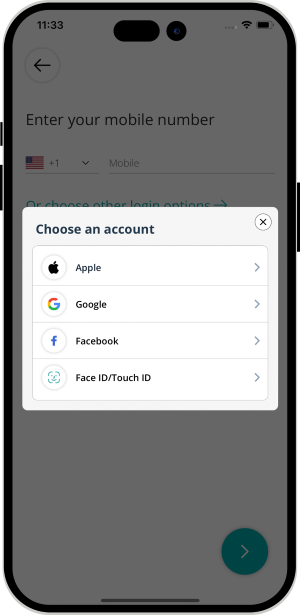 Select booking location