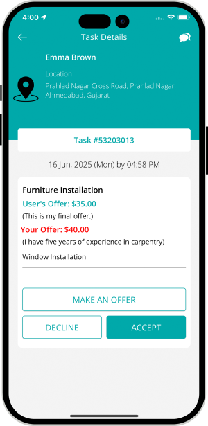 choose service categories