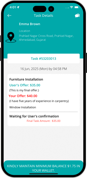 choose service categories
