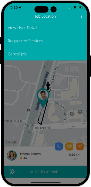 provider manage work location
