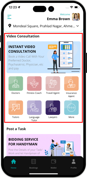 choose service categories