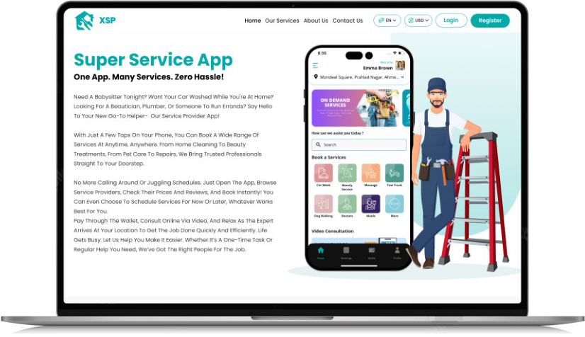 service provider admin panel