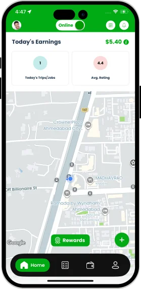 taxi driver app
