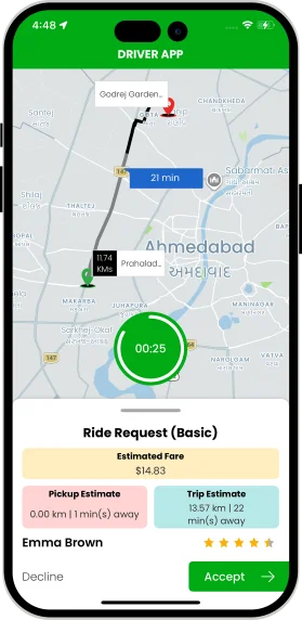 cab driver app